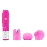 Rose Revitalize Massage Kit Pink with 3 Silicone Attachments Finger Stimulator